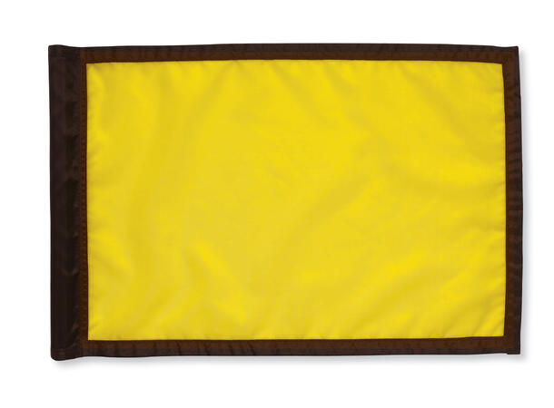 Yellow/Black Tube and Border Plain Flag SG25330T